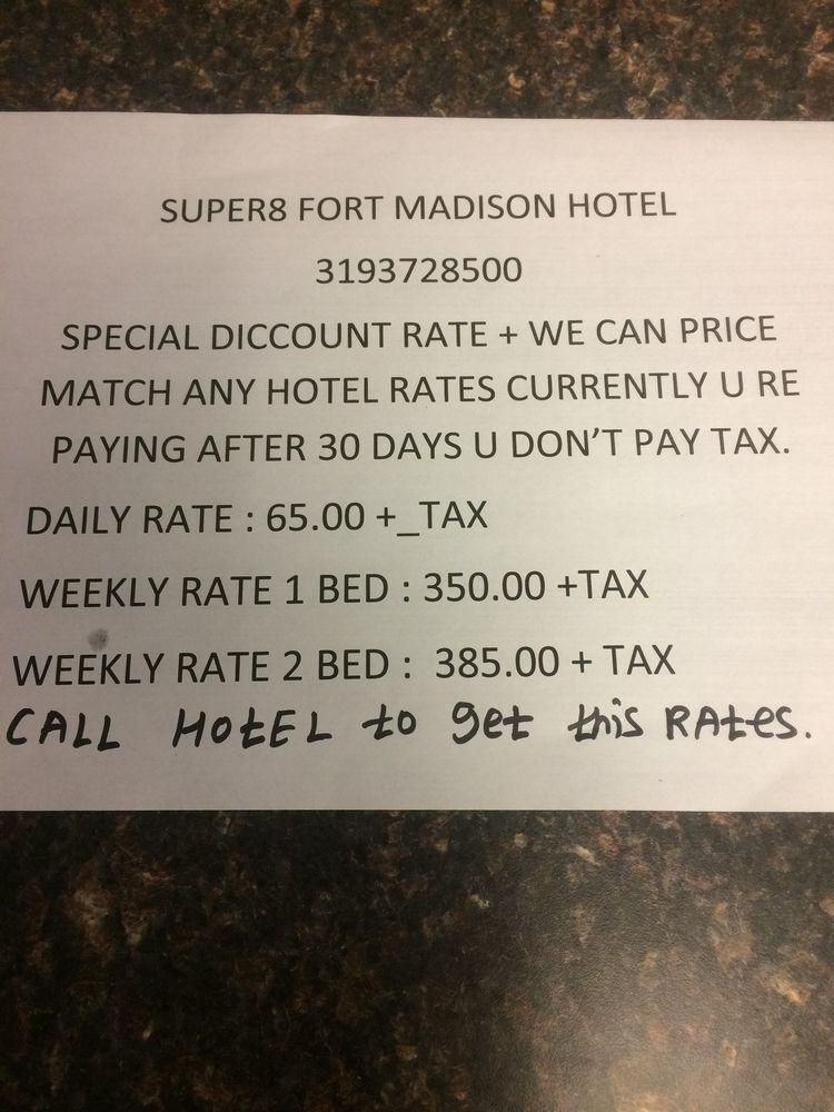 Super 8 By Wyndham Fort Madison Luaran gambar